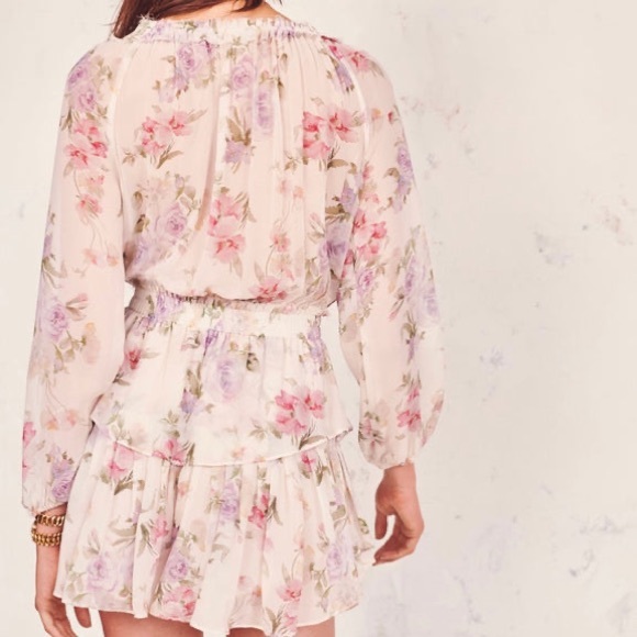 LoveShackFancy Popover Mini Ruffle Dress - Picture 4 of 6